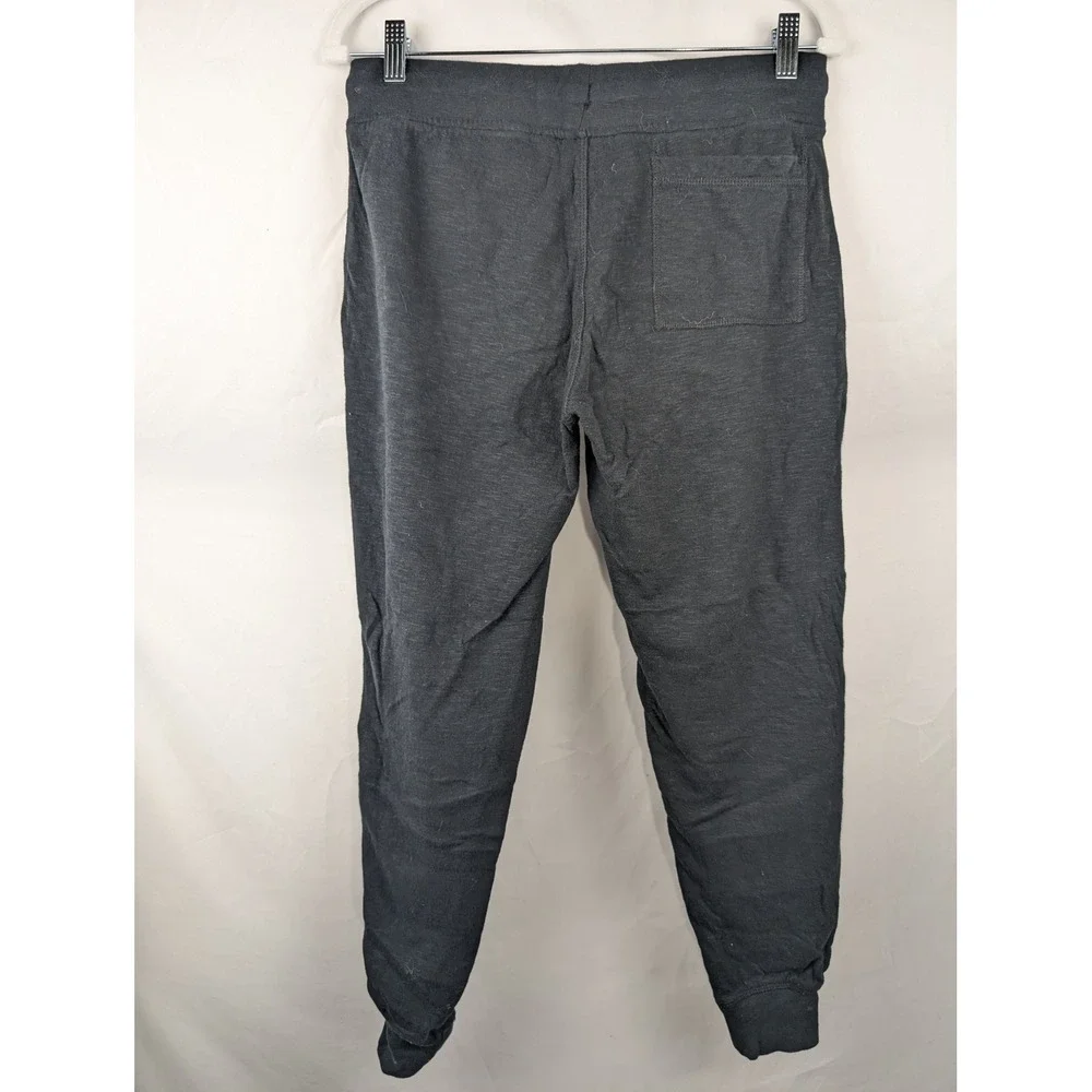 Vintage J Crew Mens Knit‎ Goods Tapered Joggers Size M Gray Pockets Gym Workout